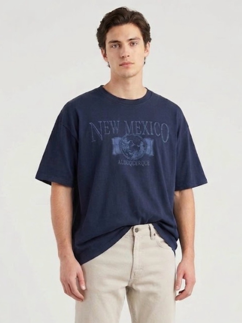 Aloree New Mexico Albuquerque Vintage Single-stich T-Shirt